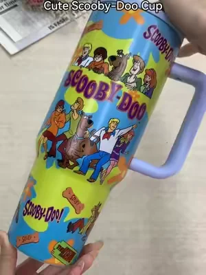 1 Pc 40oz insulated mug ##cup##tumbler##scoobydoopapa ##globalpick##sportlightfinds 
