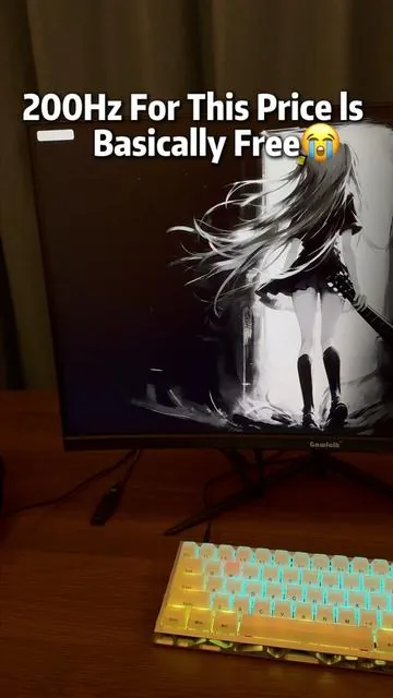 24.5 Inch PC 300/200Hz Gaming Monitor, FHD 1080p Screen,Adaptive Sync,1ms Without Bezel, 98% sRGB, 178 ° Angle View, HDMI、DisplayPort, Compatible with Wall mounting 75 * 75MM - Black #portablemonitors #laptop #amazongadgets #officedesk #gamingmonitors #officetech #hightechgadgets #productivitytech #bigscreensmartwatch #gadgettips