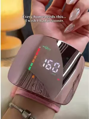 My mom thought this was just a cute bracelet at first 😂Now she uses it every morning and before bed.The readings are easy to check, it stores up to 99 readings for two users, and honestly it's become part of our daily routine.The funny part?I'm actually returning this one...Not because there's anything wrong with it.But because I paid full price and now it's on sale 😭#bloodpressuremonitor #healthcheck #Over40#wristmonitor#DealsforYouDays