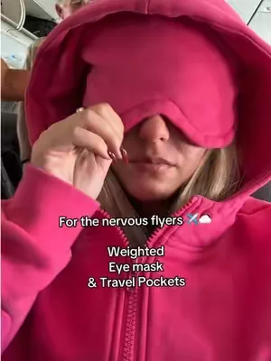 My favorite flight hack for us nervous flyers. The Comfrt Airplane mode is cute and functional!! #flighthacks #TikTokShopDealsForYou #airplanemode #nervousflyer #travelhacks  