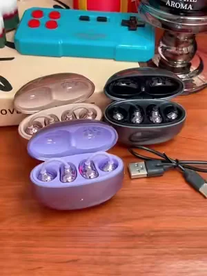 Exquisite earring like design, this is your new Bluetooth headset for 2026. #earbudswireless #ClipOnEarbuds #BudgetTech #headphones #affordablefinds !!!