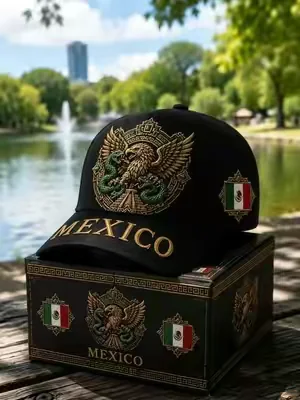 Mexico Baseball Cap Black Premium #hat #baseballcap #mexico🇲🇽 