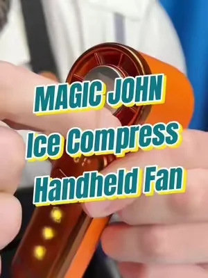 Have you ever seen a mini fan that actually blows cold air? It’s super refreshing, comes with an ice compress function, and the price is unbelievably affordable. #MAGICJOHN #foryoupage❤️❤️ #losangeles #tiktokmademebuyit #handheldfan 
