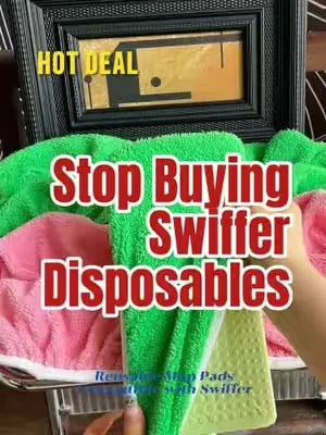 Swifter owners, why are you still wasting money when there’s a reusable pad?🤫🧼 #swiffer #swifferhack #dealsforyoudays #tiktokshopdealsforyoudays #summerwins