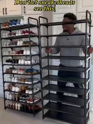 Kitsure Shoe Rack: This shoe rack has made my home looks so organized ✨😚 #Summervibes #tiktokmademebuyit #shoerack #homegoods #shoesorganizer 