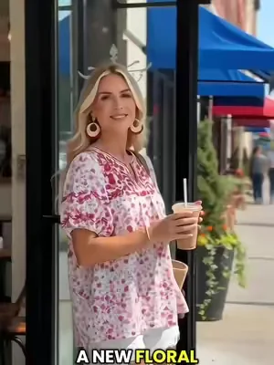 Cute and comfortable embroidery!#summeroutfits #tops #blouse #momstyle #WeekendVibes 