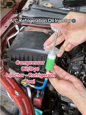 A/C Oil and Dye Injector Kit. #AutomotiveMechanics #DealsForYouDays #AutoRepairShop #AirConditioning #AutomotiveTools