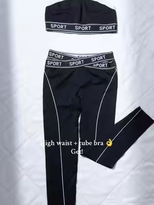 Cross-over high-waist?😍#sportswear #yogawear #workoutfit #tiktokshop #dealsforyoudays 
