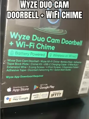 #wyzecam #doorbellcamera #dealsforyoudays #wyzeduocam 