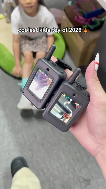 How cool! I wish I had these as a kid.Keep kids entertained indoors or outdoors with these fun walkie talkies! Easy push-to-talk design, decently long range, and hours of adventure. Perfect for siblings and friends!#KidsToys #PlaytimeFun #OutdoorAdventures #walkietalkie #TikTokMadeMeBuyIt