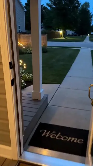 The Easiest Backyard Upgrade I've Ever Done #SolarGardenLights #backyardmakeover  #OutdoorLighting #nowires  #gardendecor 