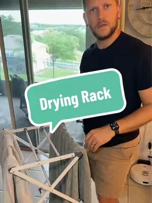 This drying rack is so sturdy too! @L I V O #dryingrack #Home