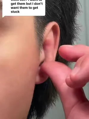 Replying to @👀 #invisibleearbuds #miniheadphones 