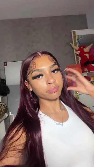 watch me straighten this wig from @Sumily Hair (link in shopping cart)#wiginstalltutorial #sumilyhair #wiginfluencer #tiktokshopholidayhaul #wigtok 