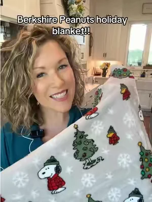 The holiday Berkshire Peanuts blankets just dropped!! we have six different patterns. You better hurry up and choose your favorite before they’re gone. #peanuts #blanket #dealsforyoudays #christmasinjuly #qvc 