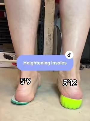 Comfort and height! #shoeinsoles #heightmax #shortkings #tiktokshopaffiliate #summeressentials 