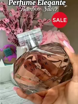 EBC Bamboo Silver Eau De Parfum 100ml / 3,4fl.oz Perfume en aerosol para mujeres - Fragancia floral amaderada con Notas cítricas y aroma elegante#dealsforyoudays