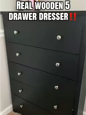 HUGE PRICE DROP!! #woodendresser #dresser #5drawerdresser #dealsforyoudays 