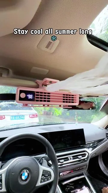 Cool down your car interior fast. 🚗❄️⚡️#toddlermusthaves #babymusthaves #carseatsafety #babytravel #carseat      