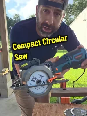 DOVAMAN Circular Saw, 5.8A 4-1/2" w/Laser, Auxiliary Handle, 6 Saw Blades(42", 44") Max Cutting Depth 1-11/16", Wood, Soft Metal, Plastic, Tile-MCS01A, Concrete Cutter Saw Power Tools @DOVAMAN #tiktokshopdealsforyoudays #summerwins #DealsForYouDays #Summervibes #tiktokshopcreatorpicks 