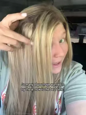 If you want longer or thicker hair, try the Full Shine hair extensions! I love mine! #hairextensions #fullshinehairextentions #hairtok #dealsforyoudays #summerwins 