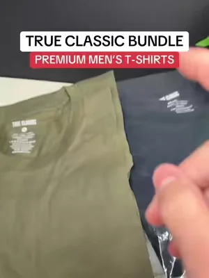 These t-shirts are actually top tier #trueclassic #menstshirts 
