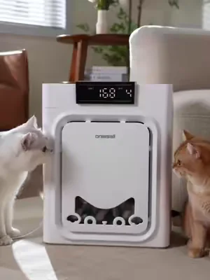 this literally traps pet hair from out of the air,we have two cats!   #PetAirPurifier   #PetHairEverywhere  #CatHealth #summeressentials #Dealsforyoudays  