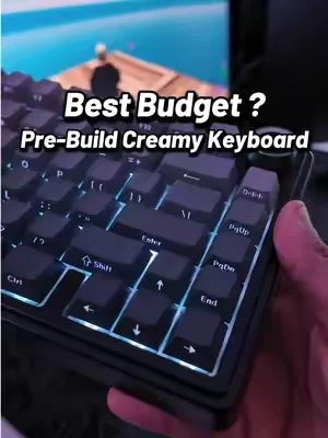 OFFICIAL AULA F75 Pro Creamy Wireless Mechanical Gaming Keyboard 😮‍💨🤌 #aulaf75pro #creamykeyboards #gamingkeyboard #dealsforyoudays #tiktokshopcreatorpicks 