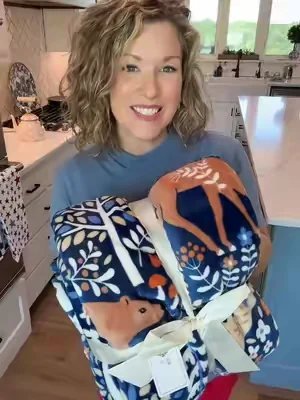 Adorable Kringle express blanket check out all the patterns. Super cute. #christmasinjuly #dealsforyoudays #qvc #blanket #blankets @QVC, Inc 