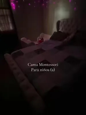 Que cama le puedo comprar a mi bebé yo le estuve pidiendo esta por lo bajita y cómoda para que el se baje y se suba solo #camamontessori. #bedframe #toddlerbed #lilypelle 