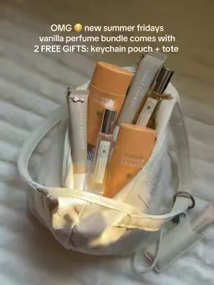 Girls, run 🐆 this bundle is so worth it 😭 grab your free gifts with the purchase ✨🍦 #summerfridays #vanillagirl #vanillaperfume #dealsforyoudays #lipbalm @Summer Fridays 