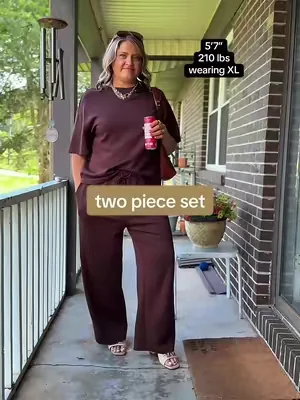 Perfect two piece set for the house and the office. #set #twopieceset #womensfashion 