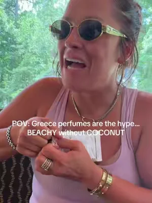 I understand the Greece perfume hype now. Give me all the beachy smells but without the coconut! #greece #greecetiktok #perfumetok #fragrance #korres 