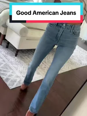 Good American Jeans are on SALE till 7/5! 25% OFF entire store❤️ #millennialmom #bootcutjeans #jeans #comfyjeans #goodamericanjeans 