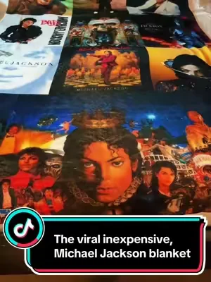 Inexpensive Michael Jackson blanket 🫶#michaeljackson #michaeljacksonblanket #michaeljacksonfan #blanketlife #mj 
