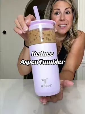 This tumbler has earned a permanent spot in my daily routine. It keeps my drinks cold, and fits in my cup holder 💜 @Reduce  #reduce  #icedcoffee  #dealsforyoudays  #tiktokshopdealsforyoudays  #summerwins 
