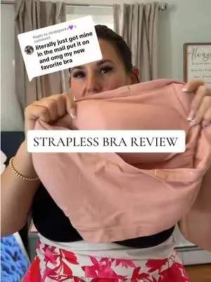 Replying to @nicoleparks💜 I’m so glad you love this strapless bra as much as I do!!  #bra #brareview #straplessbra #dealsforyoudays #summerwins 