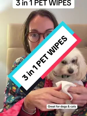 Earth Rated | 3-in-1 Pet Grooming Wipes for Dogs & Cats, Cleaning, Deodorizing & Hydrating, White Tea & Basil Scent, 400 Count‼️ MOST LOVED on TT‼️ #petgrooming #petwipes #groomingtips #groomingdog @earthrated #tiktokshopcreatorpicks 
