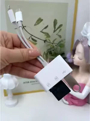 Tired of compatibility problems? works with Apple, Android, iPad and more #TiktokMadeMeBuyit #SDCardReader #UniversalTech #DigitalTools #dealsforyoudays 