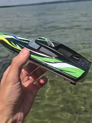 You want to hit the water with an RC boat right away without hunting for extra parts — this one comes with everything you need to run straight out of the box ⚡🚤 This DEERC Fast RC Boat is fully loaded: 30+ KM/H speed, self-righting when it flips, fully sealed & waterproof (won’t sink), bright LED lights for night runs, and complete RTF kit with remote, battery, and charger. Built tough for lakes, pools, or choppy conditions. Fast, stable, and ready to play the second you open it. If you want an RC boat that actually performs and includes everything needed, this is the one. Drop a 🌊 if you’re grabbing it! Tap the orange cart 🛒 #RCBoat #FastRCBoat #RemoteControlBoat #RC Racing #SummerToys 