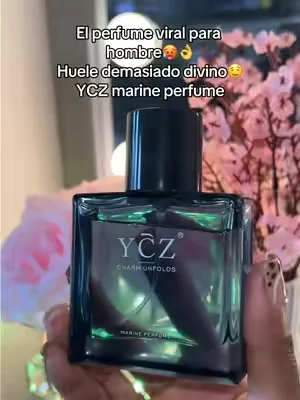 YCZ Midnight Marine Eau De Parfum 50 ml Aromatic Marine | Bergamota Pimienta Rosa Toronja Nuez moscada Jazmín Jengibre Incienso Almizcle Cedro | Fragancia de océano fresca de larga duración para hombre👌✨🥵 #dealsforyoudays