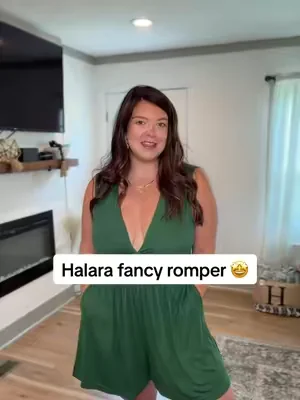 Halara but elevated! #halara #romper #halararomper #datenightoutfit 