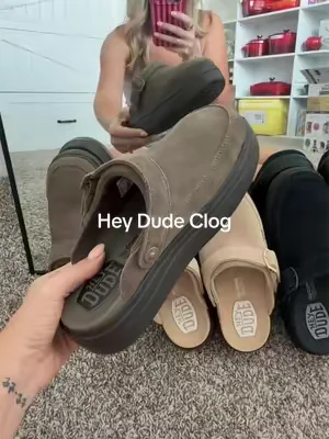 Getting the new release colors STAT! So cute! #heydude #clog #shoes 
