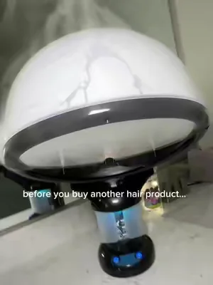 If your hair always feels dry no matter what products you use, this could be the missing step. Before you buy another hair product, make sure your hair can actually absorb it. 💧 As a licensed cosmetologist, this is one of my favorite salon secrets for dry, brittle and low porosity hair.  #HairSteamer #HealthyHair #NaturalHair #HairCareTips 