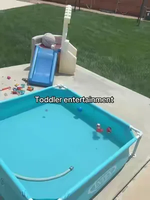 @Spreetail #pool #toddlersoftiktok #toddlerentertainment #swimmingpool 
