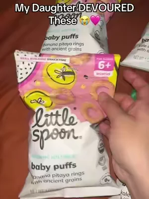 All organic & my baby loved them #littlespoon #little #spoon #baby #snack 