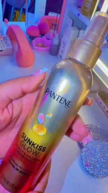 @Pantene Sun, heat, and frizz? Not today. ☀️💛 This multitasking spray leaves my hair feeling soft, shiny, and protected with UV defense. #PantenePartner #HairCare #HealthyHair #tiktokshop 