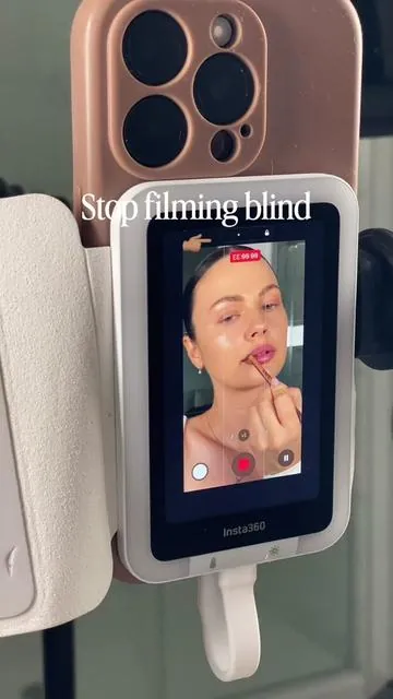 Filming alone is already hard enough - the last thing I want is to keep checking if I’m even in frame. This back camera screen helps me see myself while filming, adjust my setup faster, and use the better camera quality without the usual struggle. Perfect for UGC, beauty content, product shots, and those “film everything by yourself” days. Use my code INR0AZT or check the link in my bio ✨ @insta360 official  #insta360 #contentcreation #ugccreator #filmingsetup #creatorlife