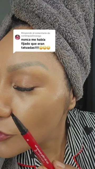 Respuesta a @sandrapaolinverga de esta manera maquillo mis cejas. lapiz para cejas. #makeup #microbleding #cejastutorial #cejasperfectas #cejas 