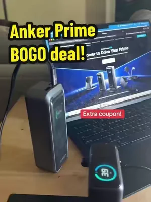 The Anker prime 300 watt power bank bundle includes 140 W smart charger! This portable charger can power multiple laptops simultaneously and recharge is incredibly fast. The perfect travel charger. #ankerprime #ankerpowerbank #laptopcharger #travelcharger @ANKER o